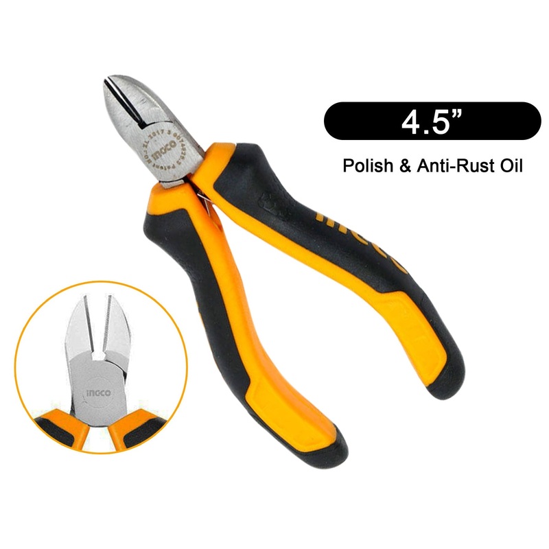 Ingco HMDCP08115 Mini Diagonal Cutting Pliers 4.5″