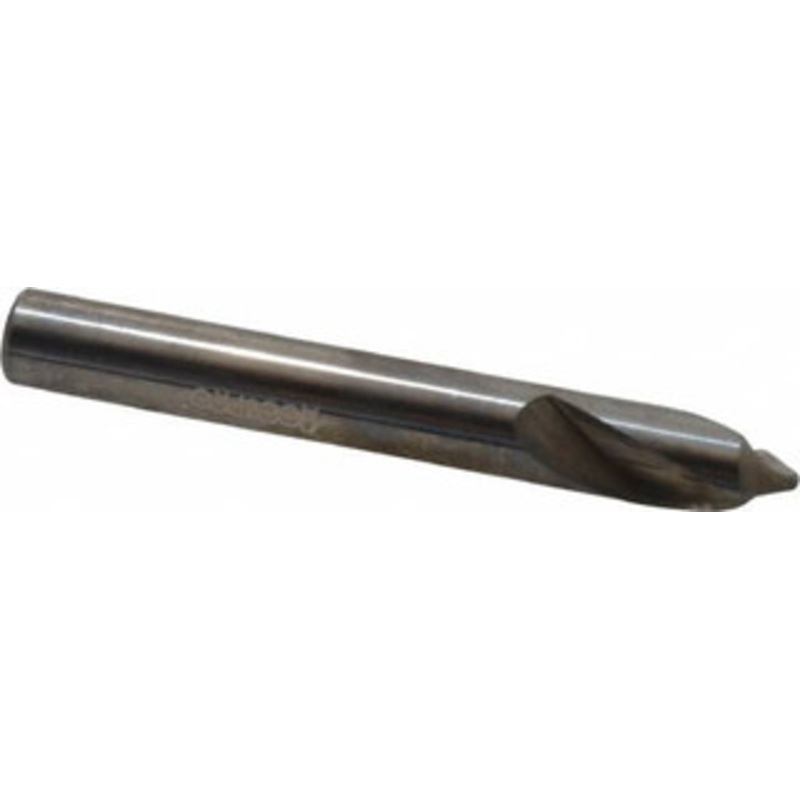 Accupro 0.315 Body Diam, 90, 63mm OAL, High Performance Solid Carbide Spotting Drill Bright Finish, 20mm Flute Length, 8mm Shank Diam, RH Cut 89699086 – 89699086