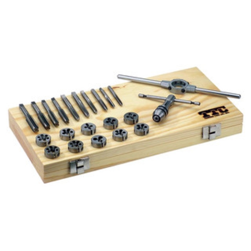 High Speed Steel Tap & Die Sets, 23 Piece